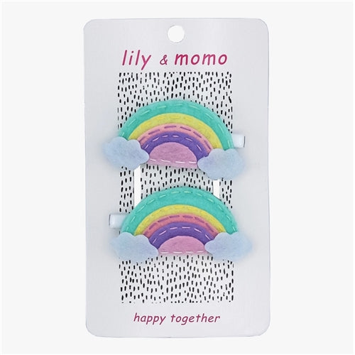 Lily and Momo Hair Clip 2pk