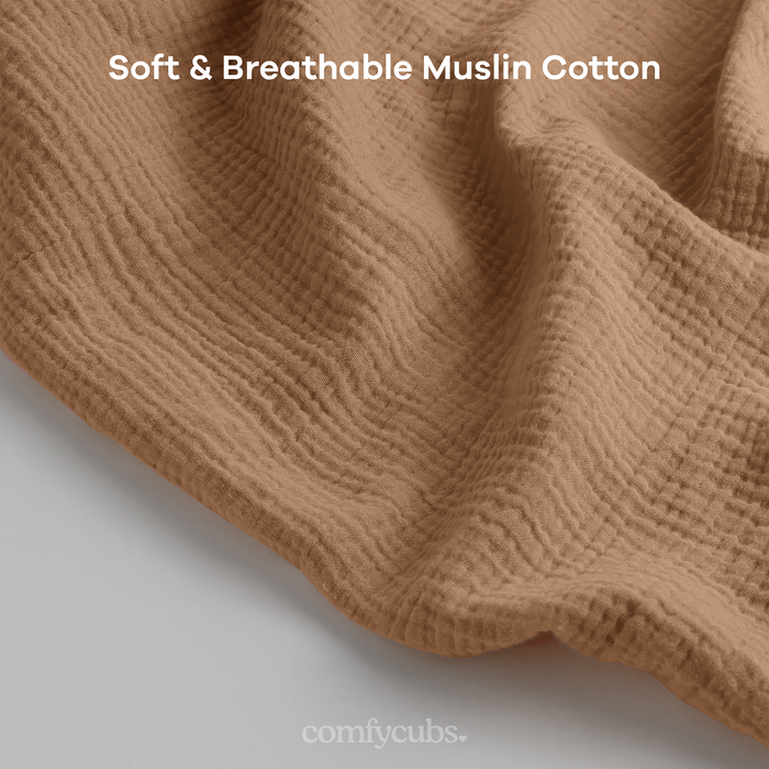 Muslin Nursing Cover - 100% Cotton, Pack of 1 by Comfy Cubs