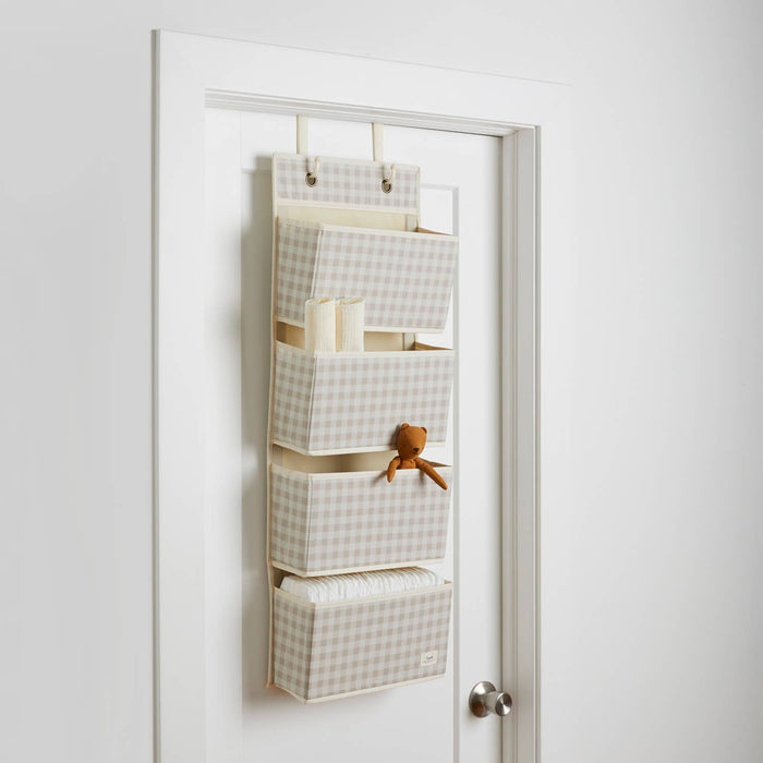 Recycled Fabric Over the Door Organizer for Nursery