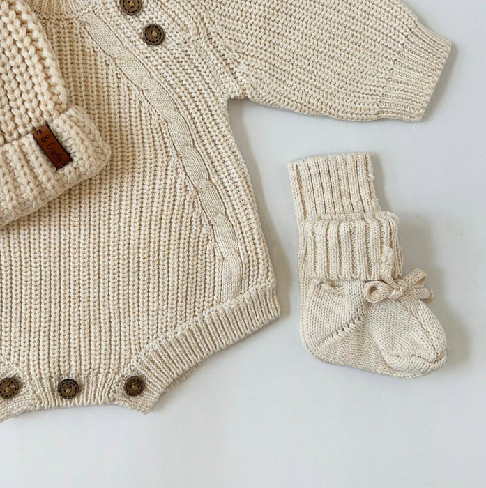 Baby Knit Booties Socks