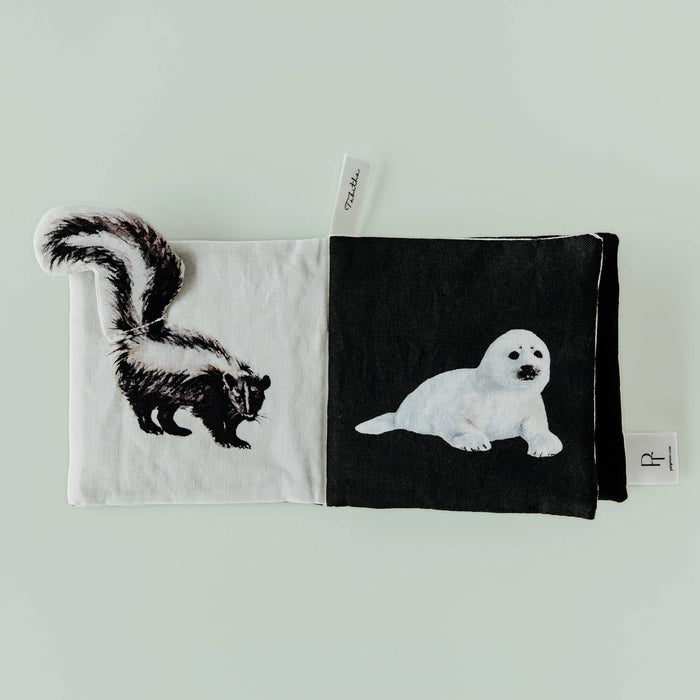 Baby’s Black & White Crinkle Book Made With Organic Cotton