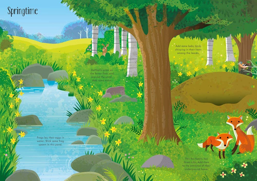 Little First Stickers In The Forest : Usborne