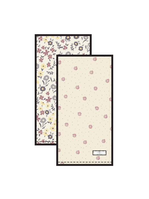 Colored Organics Baby Burp Cloth (2-pack) - Giada + Carla Floral