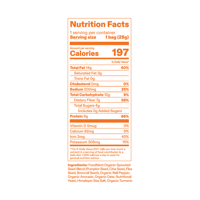 FoodNerd Orange Mega Puffs