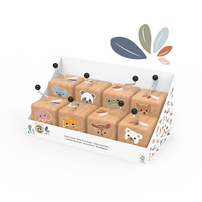 Music boxes (8 in display)