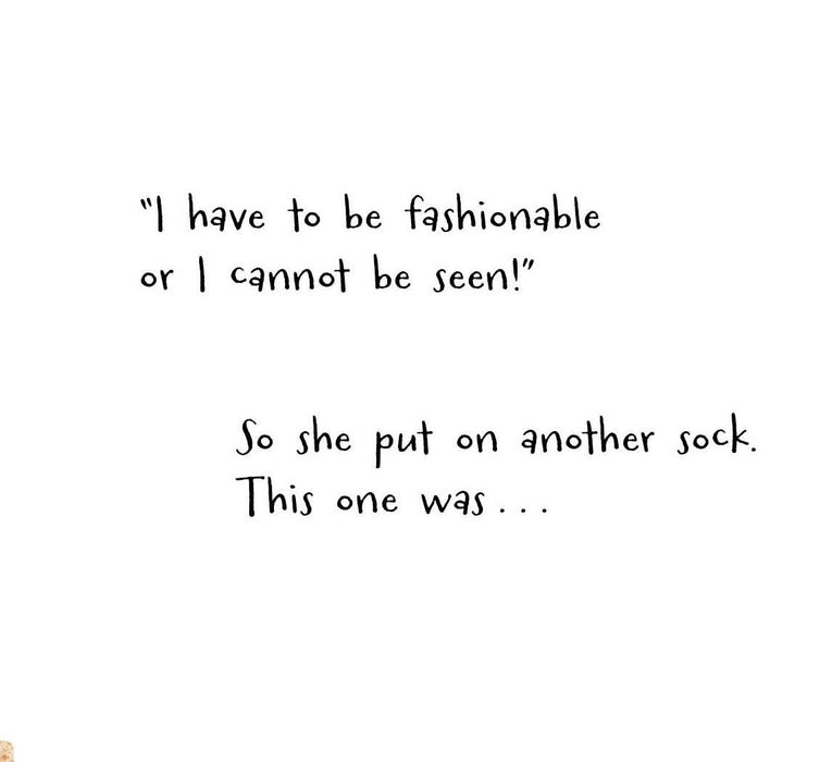 One Red Sock Board Book with Flocked Cover