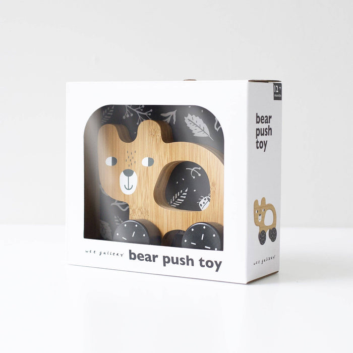 Wee Gallery Push Toy - Bear