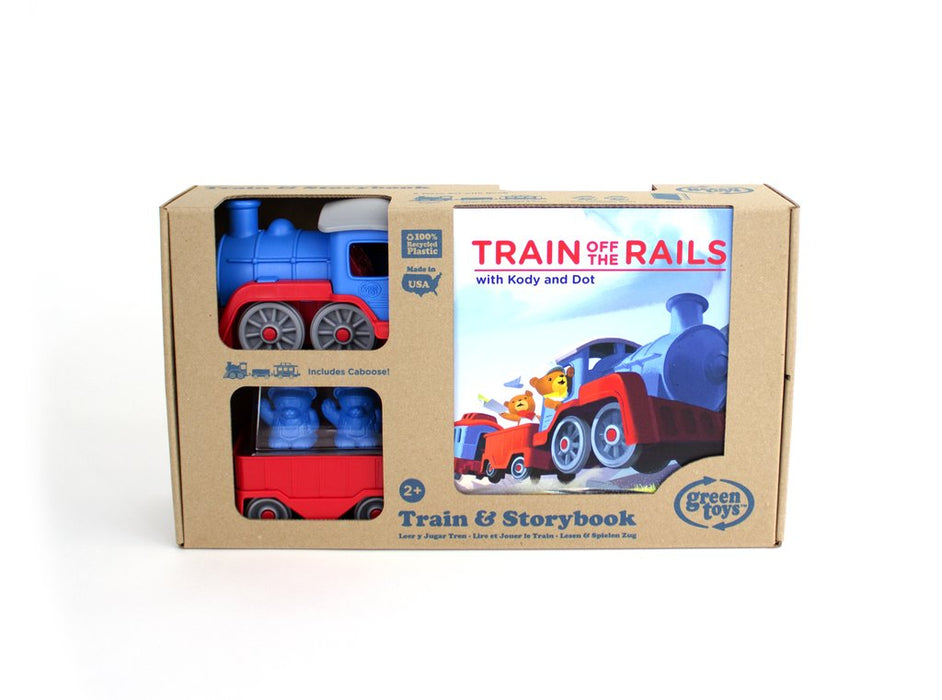 Green Toys Train & Storybook Set