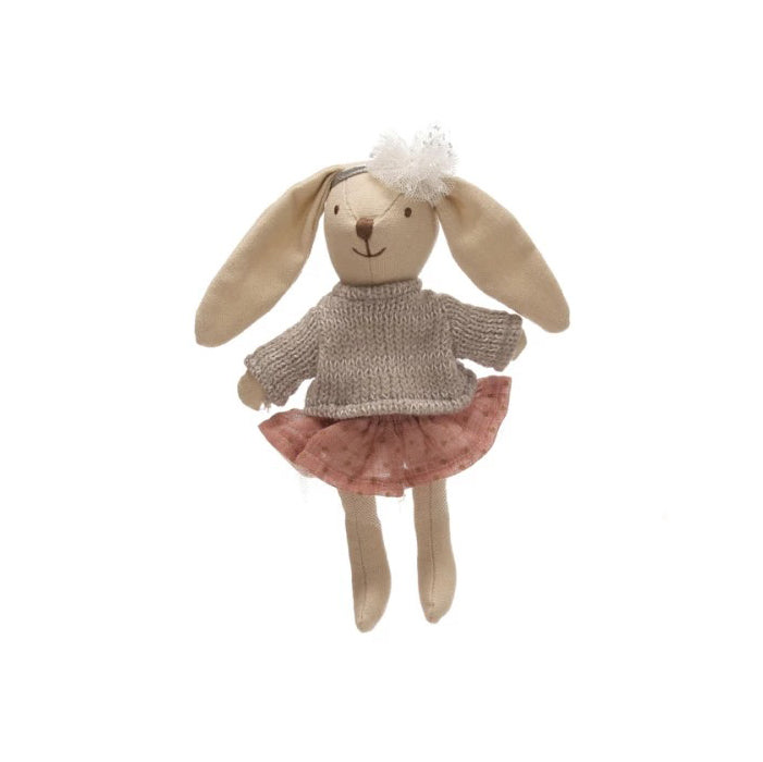 Creative Co-Op Cotton Linen Mini Animal