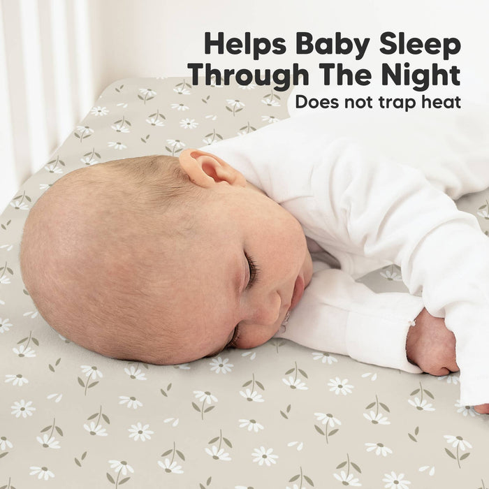 2-pack Organic Cotton Fitted Crib Sheet