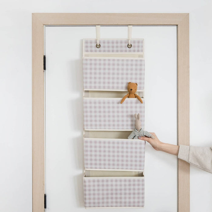 Recycled Fabric Over the Door Organizer for Nursery