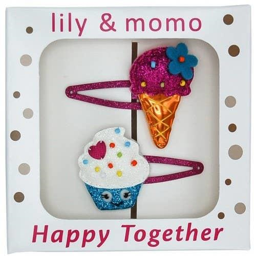 Lily and Momo Hair Clip 2pk