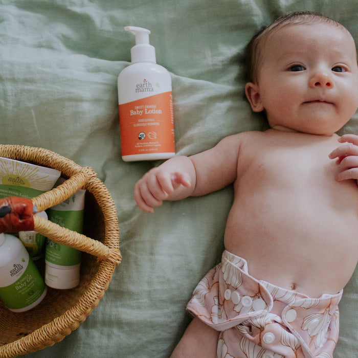 Earth Mama Organics Sweet Orange Baby Lotion