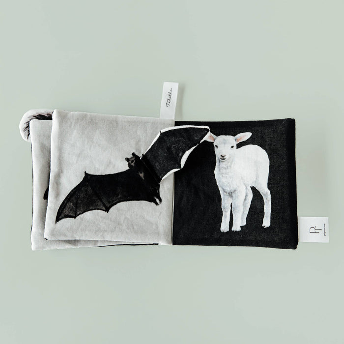 Baby’s Black & White Crinkle Book Made With Organic Cotton