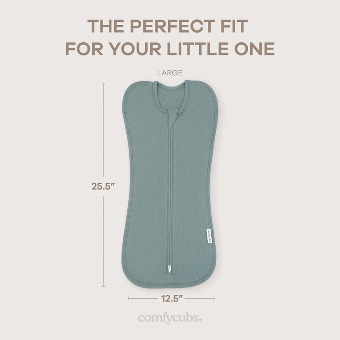 Easy Zipper Wrap 2 Pack Swaddle Blanket by Comfy Cubs