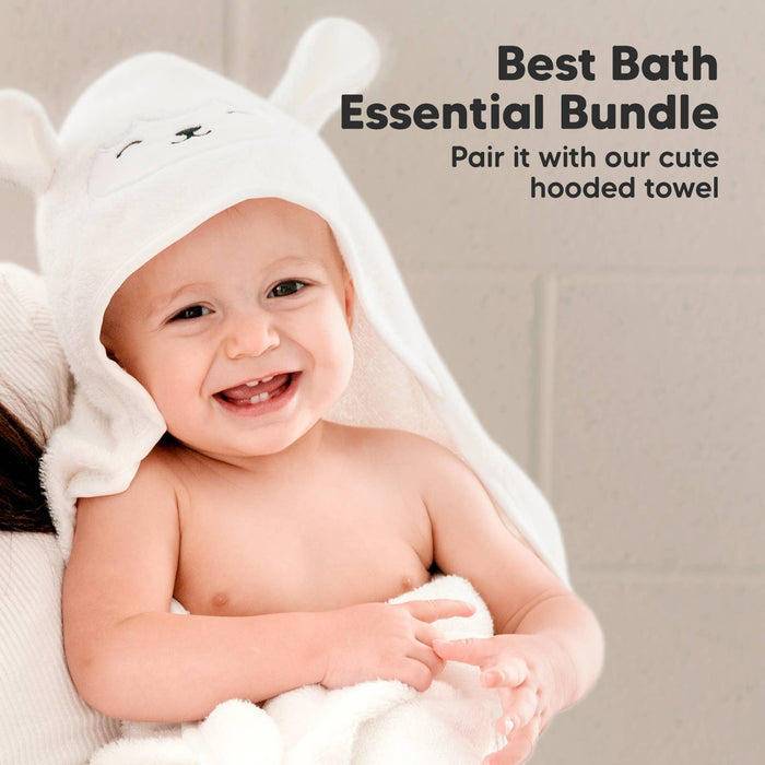 6-Pack Baby Wash Cloths - Earth Brown