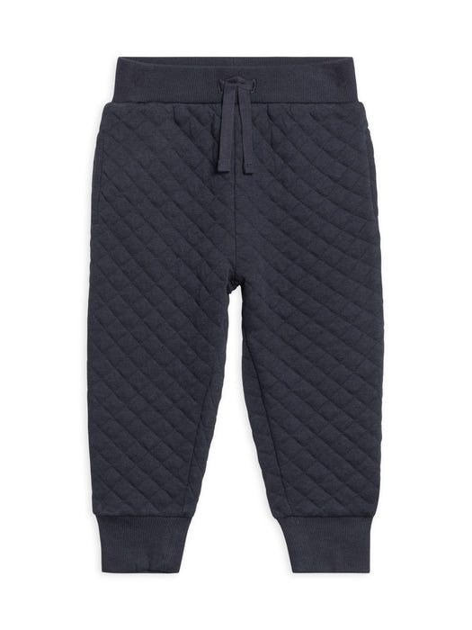 Hoyt Quilted Jacquard Jogger - Navy