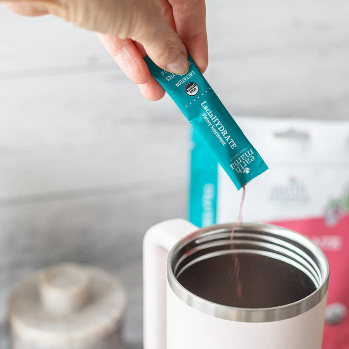 LactaHYDRATE Organic Lactation Electrolyte Drink Mix