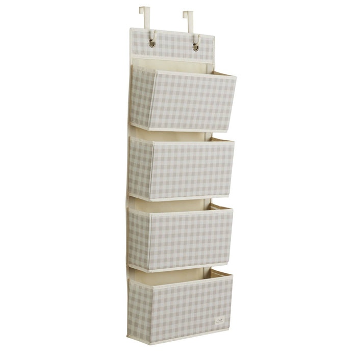 Recycled Fabric Over the Door Organizer for Nursery