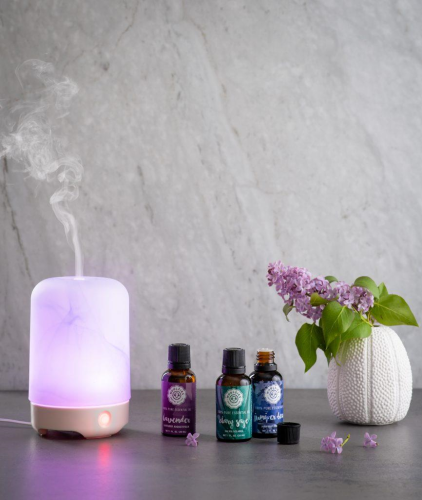 Woolzies Marble Cool Glass Ultrasonic Diffuser