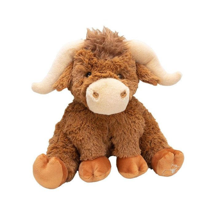 Large Longhorn Brown Cow Premium Soft Plush Toy