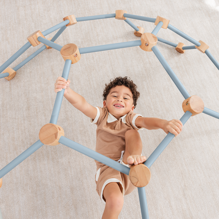 Wooden Toddler Play Gym, Montessori Climber by Comfy Cubs