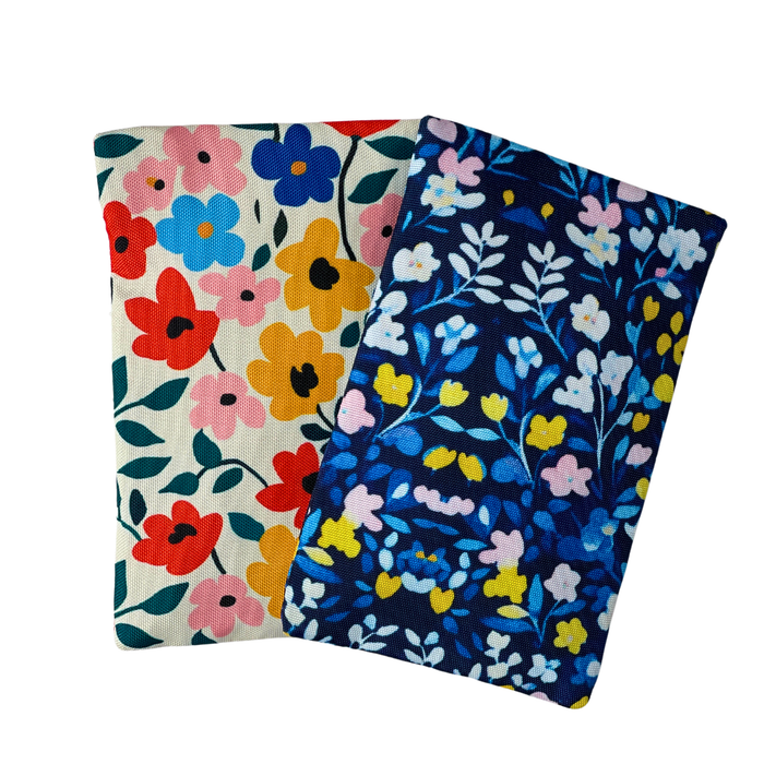 Gel Ice Packs in Fabric Sleeves 2-Pack - Floral Prints
