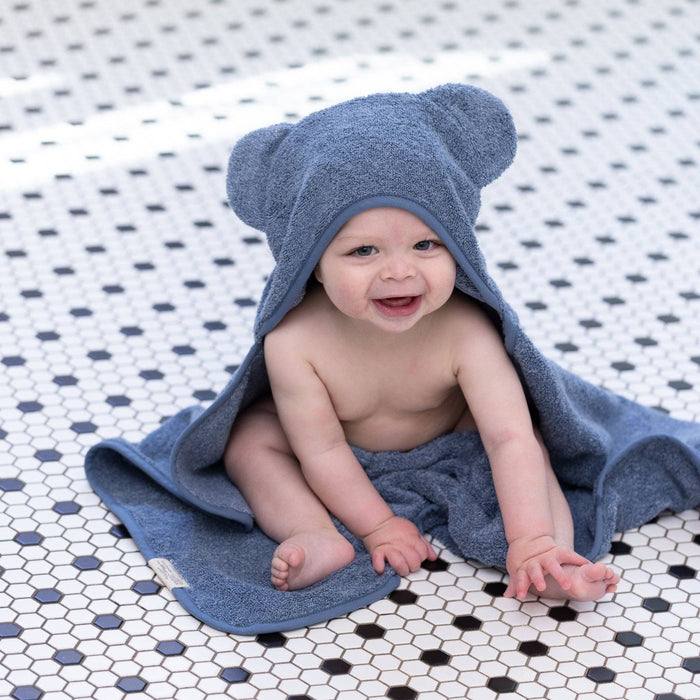 Bella Tunno | Hooded Towel + Wash Mitt Set Rain
