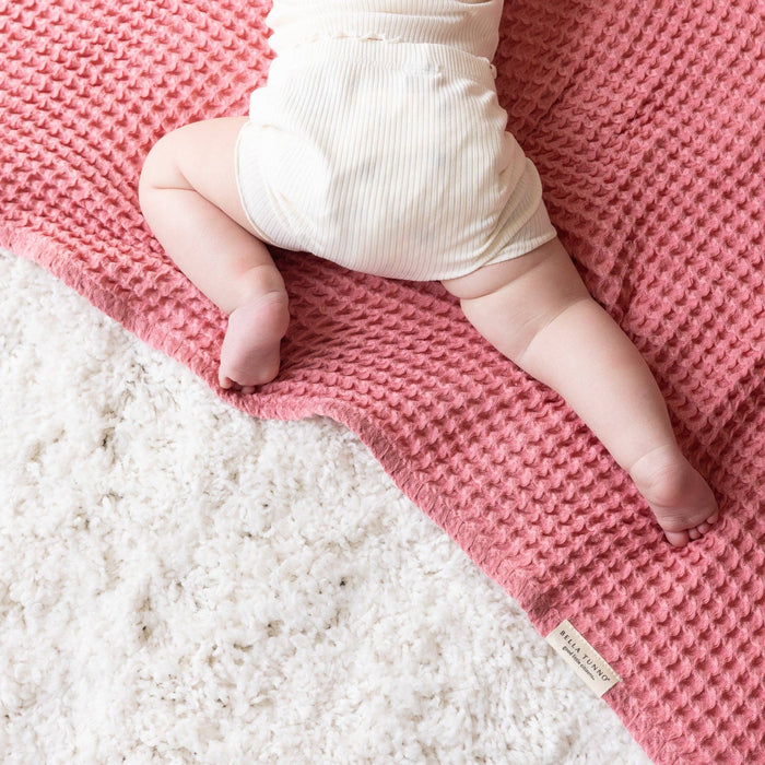 Bella Tunno | Waffle Baby Blanket Watermelon