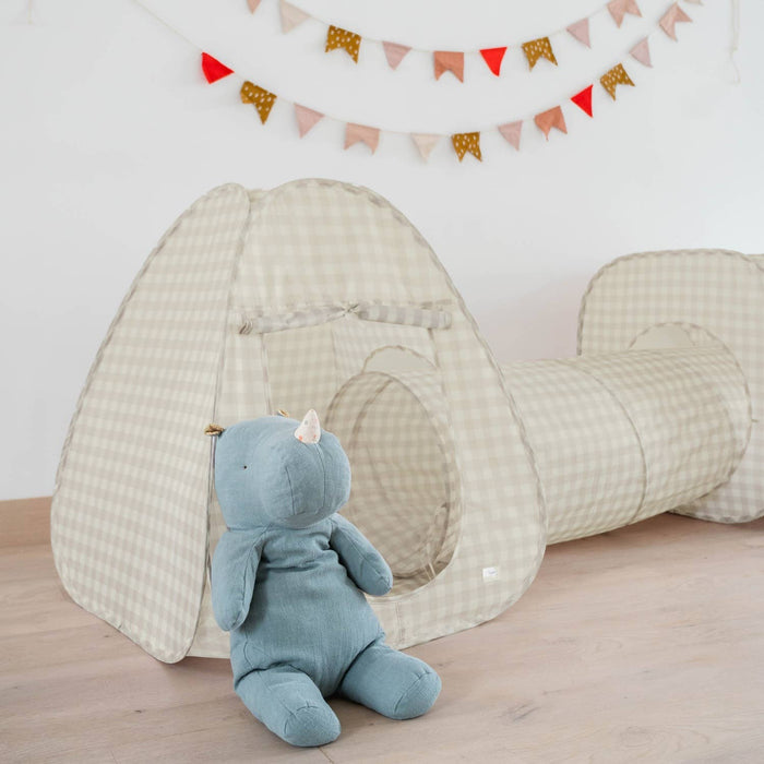 Kids 3-in-1 Play Tent & Tunnel Set with Recycled Fabric