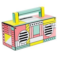 Retro Boombox Bluetooth Speaker-FL