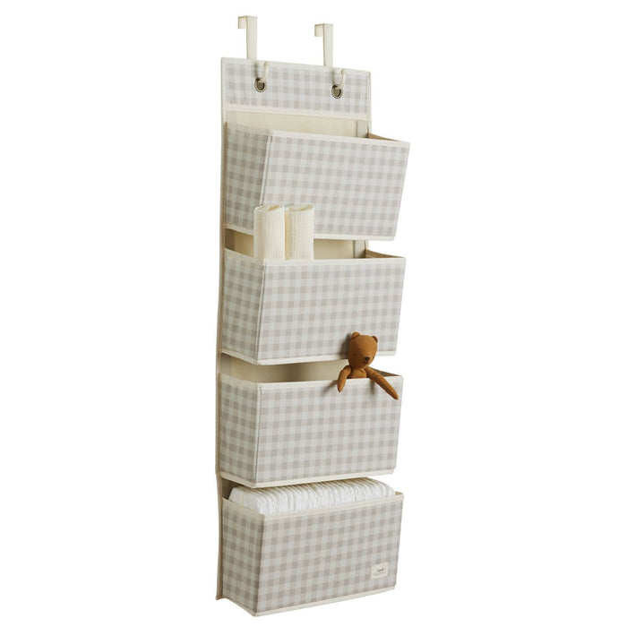 Recycled Fabric Over the Door Organizer for Nursery
