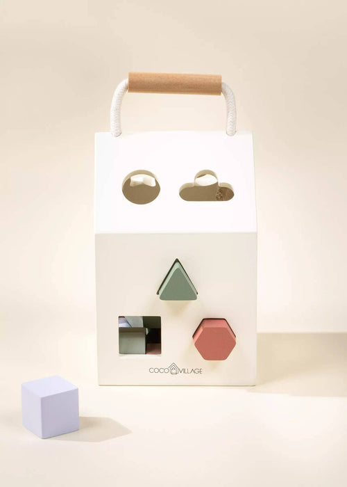 Coco Village Wooden Shapes Sorting House