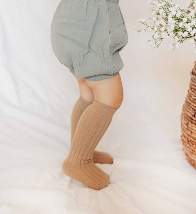 Ribbed Cotton Socks