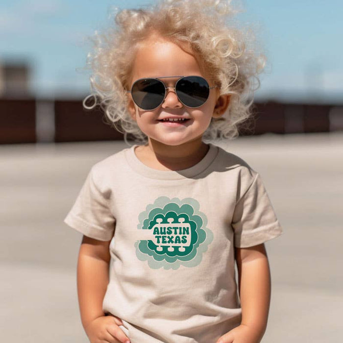 Gusto Graphic Tees Sky Sync Toddler Tee