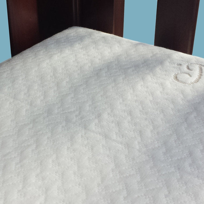 Moonlight Slumber Mini Crib Little Dreamer Premium Cotton Waterproof Mattress Cover