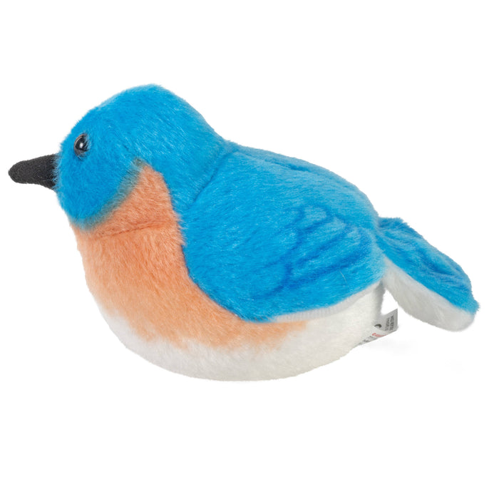 Audubon II Eastern Bluebird Stuffed Animal W Sound 5.5"