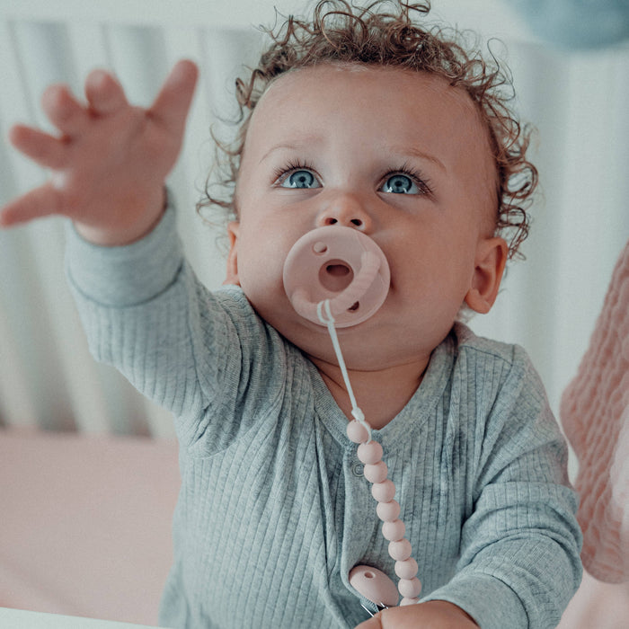 Baby Pacifier Clips, 100% Food Grade Silicone by Comfy Cubs