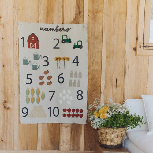 Lorena Canals Wall Hanger - Farm Numbers