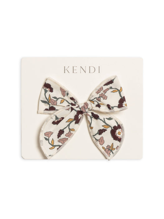 Colored Organics Poplin Bow Clip