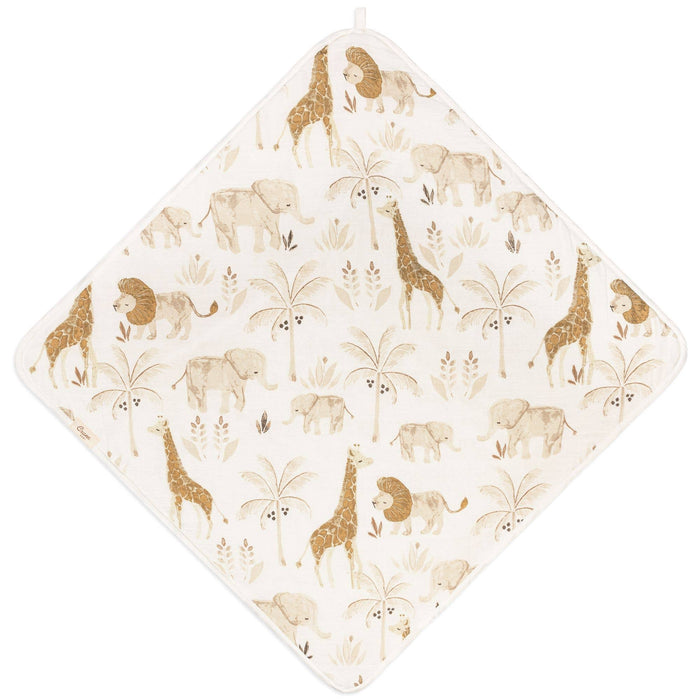 Kendi Baby Hooded Towel (Safari Animal)