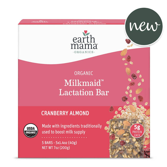 Organic Milkmaid® Lactation Bars Cranberry Almond