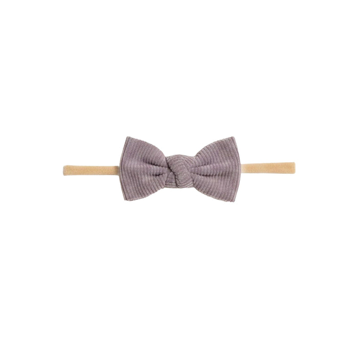 Corduroy Dainty Bow - Lavender