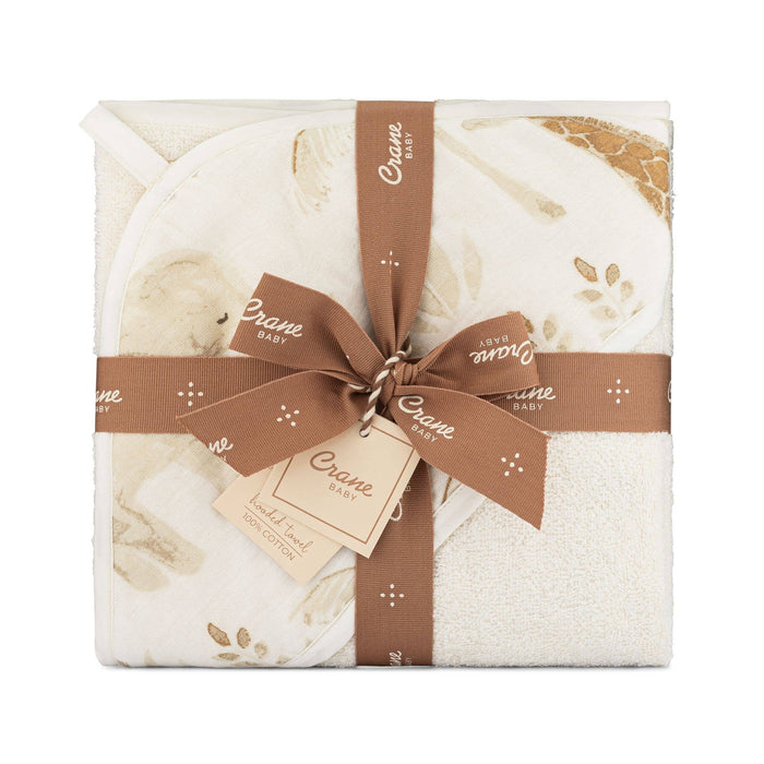 Kendi Baby Hooded Towel (Safari Animal)