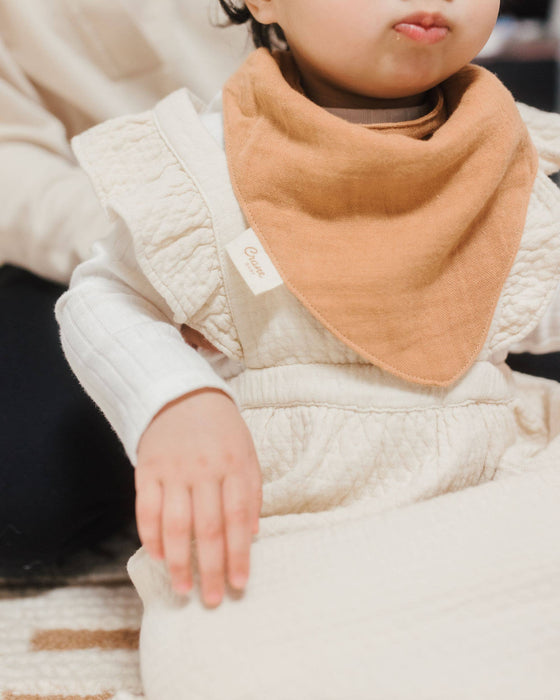 Willow Leaf Muslin Cotton Bandana Baby Bib (3 Pack)