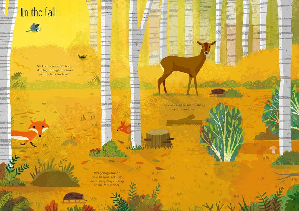 Little First Stickers In The Forest : Usborne
