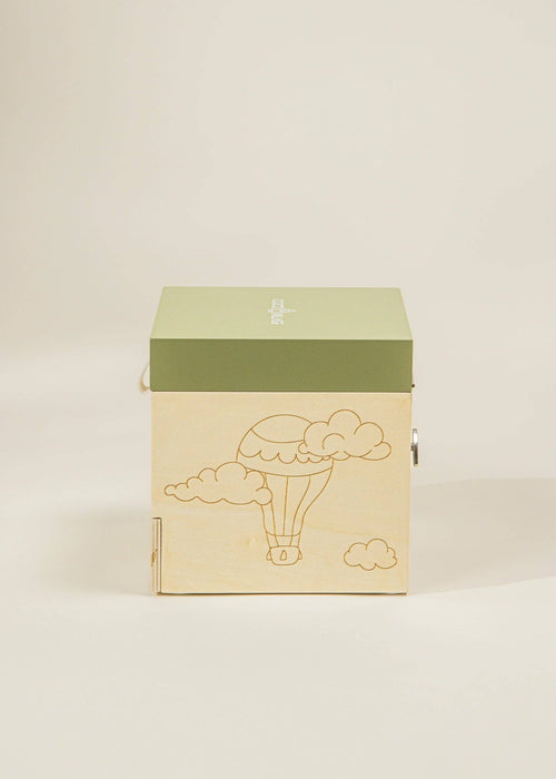 Coco Village Wooden Musical Souvenir Box - Travel