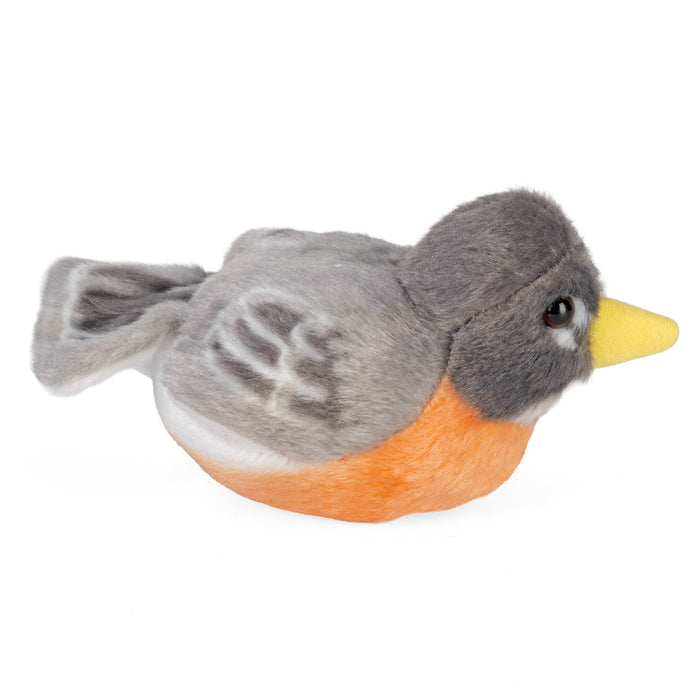 Audubon II American Robin Stuffed Animal W Sound 5.5"