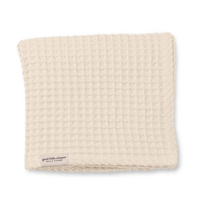 Bella Tunno | Waffle Baby Blanket Linen