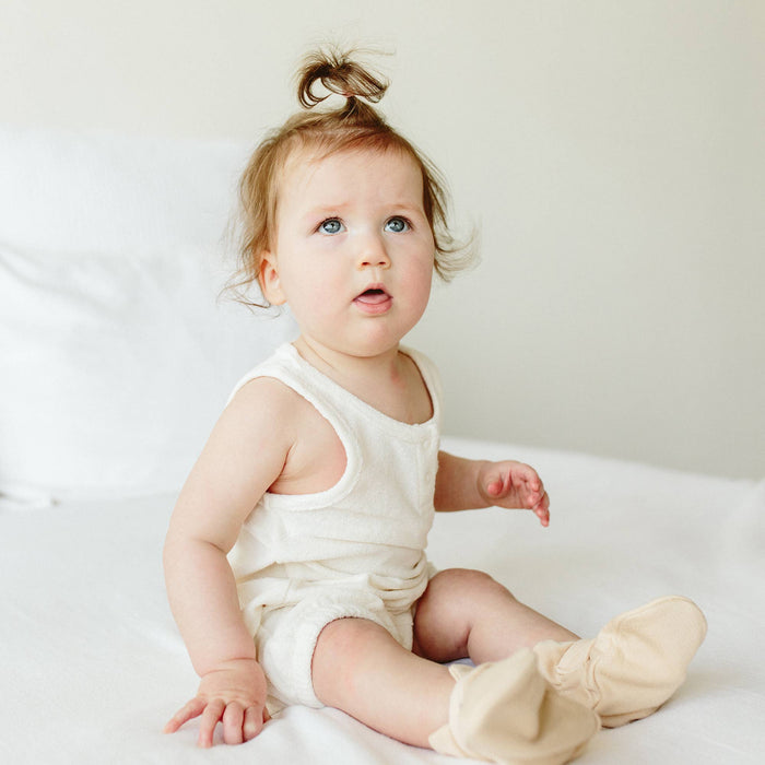 Quick Change Terry Romper - Cloud
